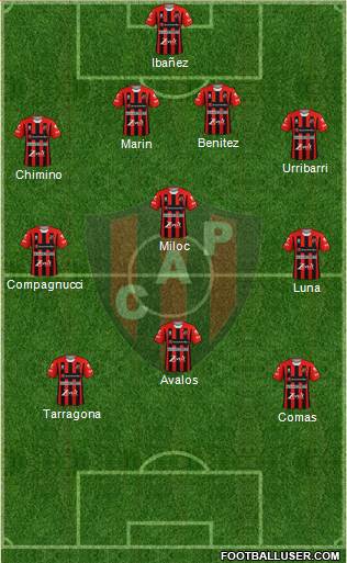 Patronato de Paraná football formation