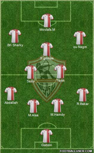 Zamalek Sporting Club football formation