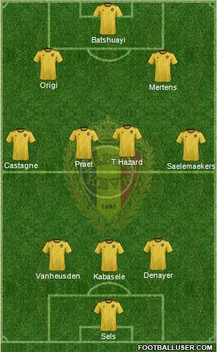Belgium Formation 2020