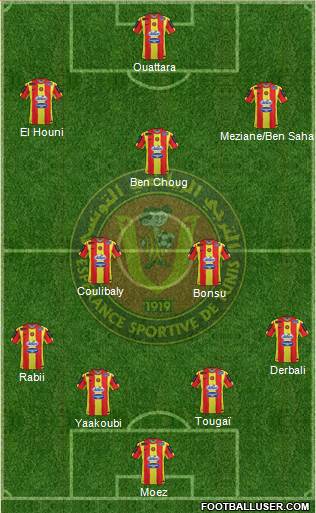 Espérance Sportive de Tunis football formation