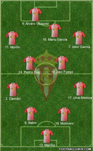 Real Sporting S.A.D. Formation 2020