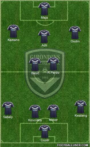 FC Girondins de Bordeaux Formation 2020
