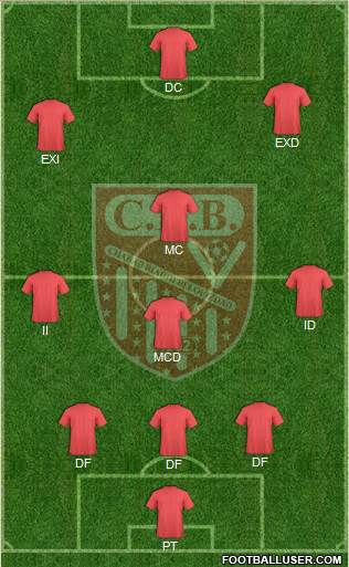 Chabab Riadhi Belouizdad football formation