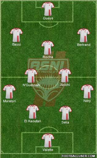 A.S. Nancy Lorraine football formation