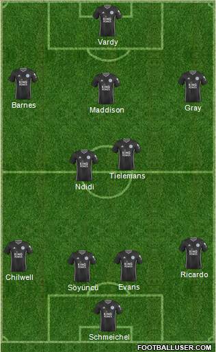Leicester City Formation 2020