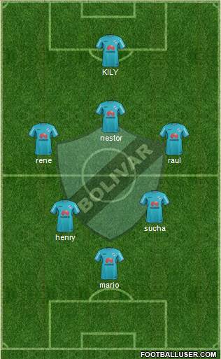 C Bolívar football formation