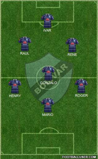 C Bolívar football formation