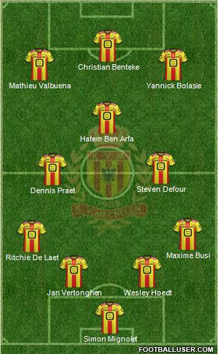 Yellow Red KV Mechelen Formation 2020