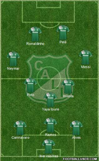 AC Deportivo Cali football formation