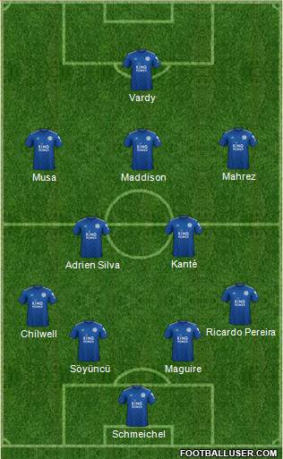 Leicester City Formation 2020