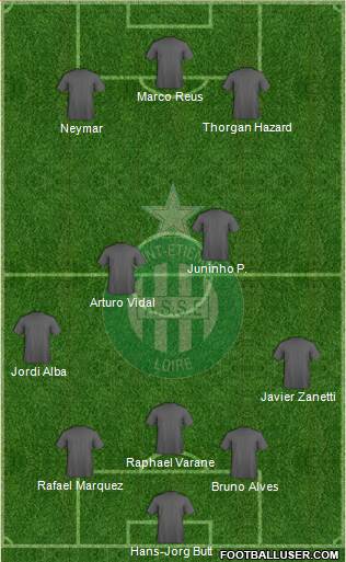 A.S. Saint-Etienne football formation