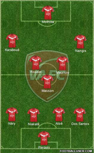 Valenciennes Football Club Formation 2020