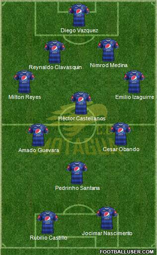 CD Motagua football formation