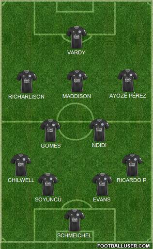 Leicester City Formation 2020