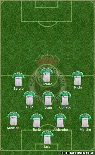 R. Racing Club S.A.D. football formation