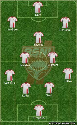 A.S. Nancy Lorraine football formation