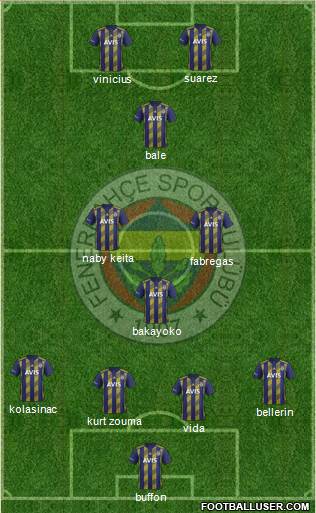Fenerbahçe SK Formation 2020