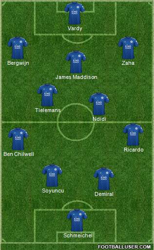 Leicester City Formation 2020