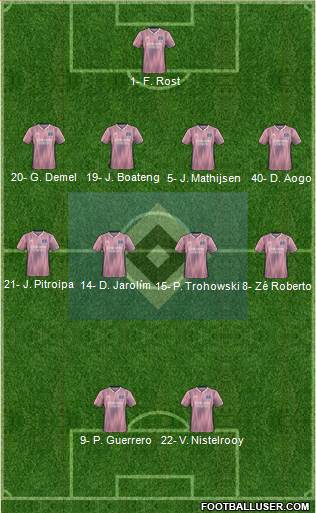 Hamburger SV football formation