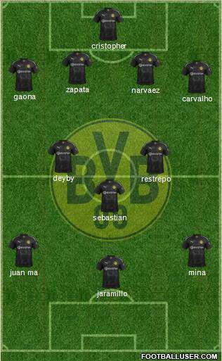 Borussia Dortmund Formation 2020
