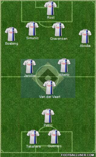 Hamburger SV football formation