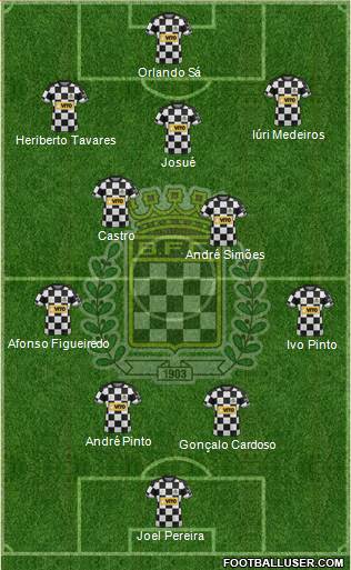 Boavista Futebol Clube - SAD 4-4-1-1 football formation