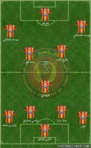 Espérance Sportive de Tunis football formation