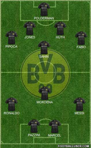 Borussia Dortmund Formation 2020