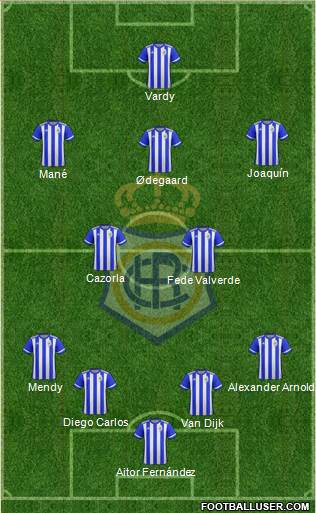 R.C. Recreativo de Huelva S.A.D. football formation