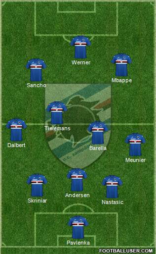 Sampdoria Formation 2020