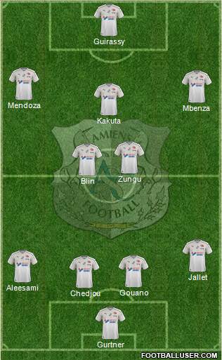 Amiens Sporting Club Football Formation 2020