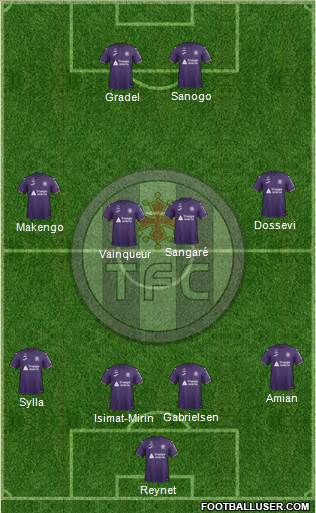 Toulouse Football Club Formation 2020