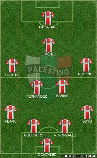 CD Palestino S.A.D.P. Formation 2020