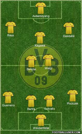 Borussia Dortmund Formation 2020