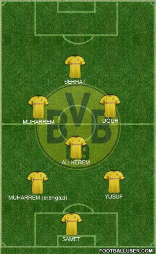 Borussia Dortmund Formation 2020