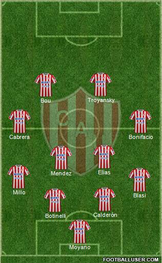 Unión de Santa Fe Formation 2020