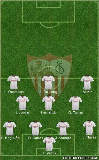 Sevilla F.C., S.A.D. Formation 2020
