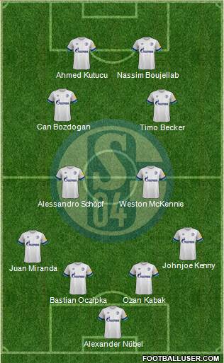 FC Schalke 04 football formation