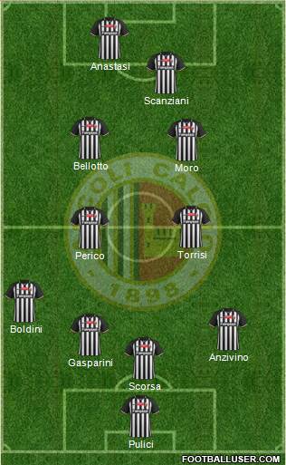Ascoli 4-2-2-2 football formation