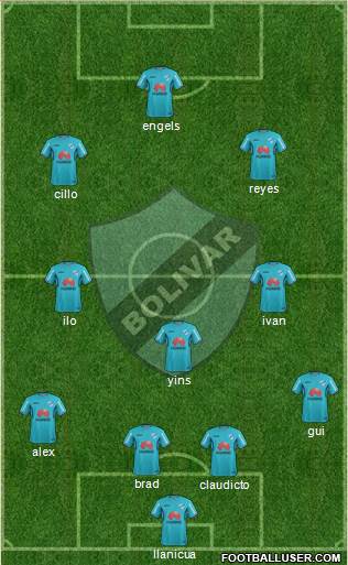 C Bolívar football formation