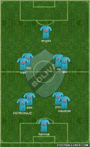 C Bolívar football formation