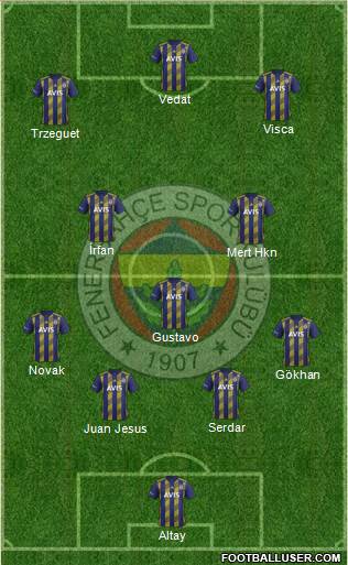 Fenerbahçe SK Formation 2020