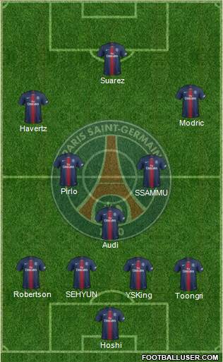 Paris Saint-Germain Formation 2020