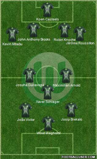VfL Wolfsburg Formation 2020
