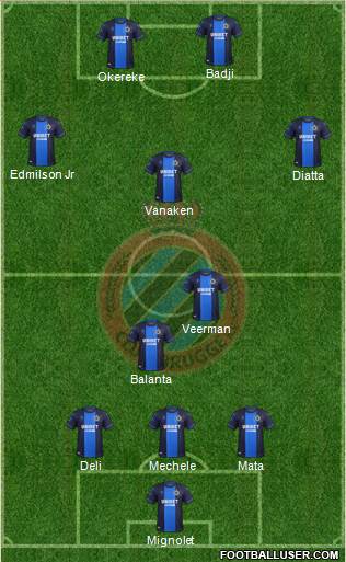 Club Brugge KV Formation 2020