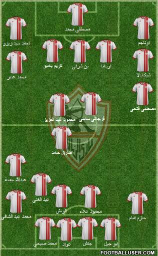 Zamalek Sporting Club football formation