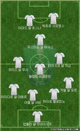 Al-Ahli (KSA) football formation