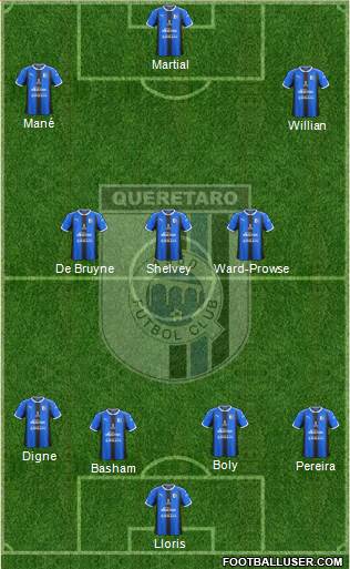 Club de Fútbol Gallos Blancos Formation 2020