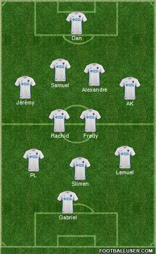 San Jose Earthquakes football formation