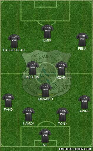 Amiens Sporting Club Football Formation 2020